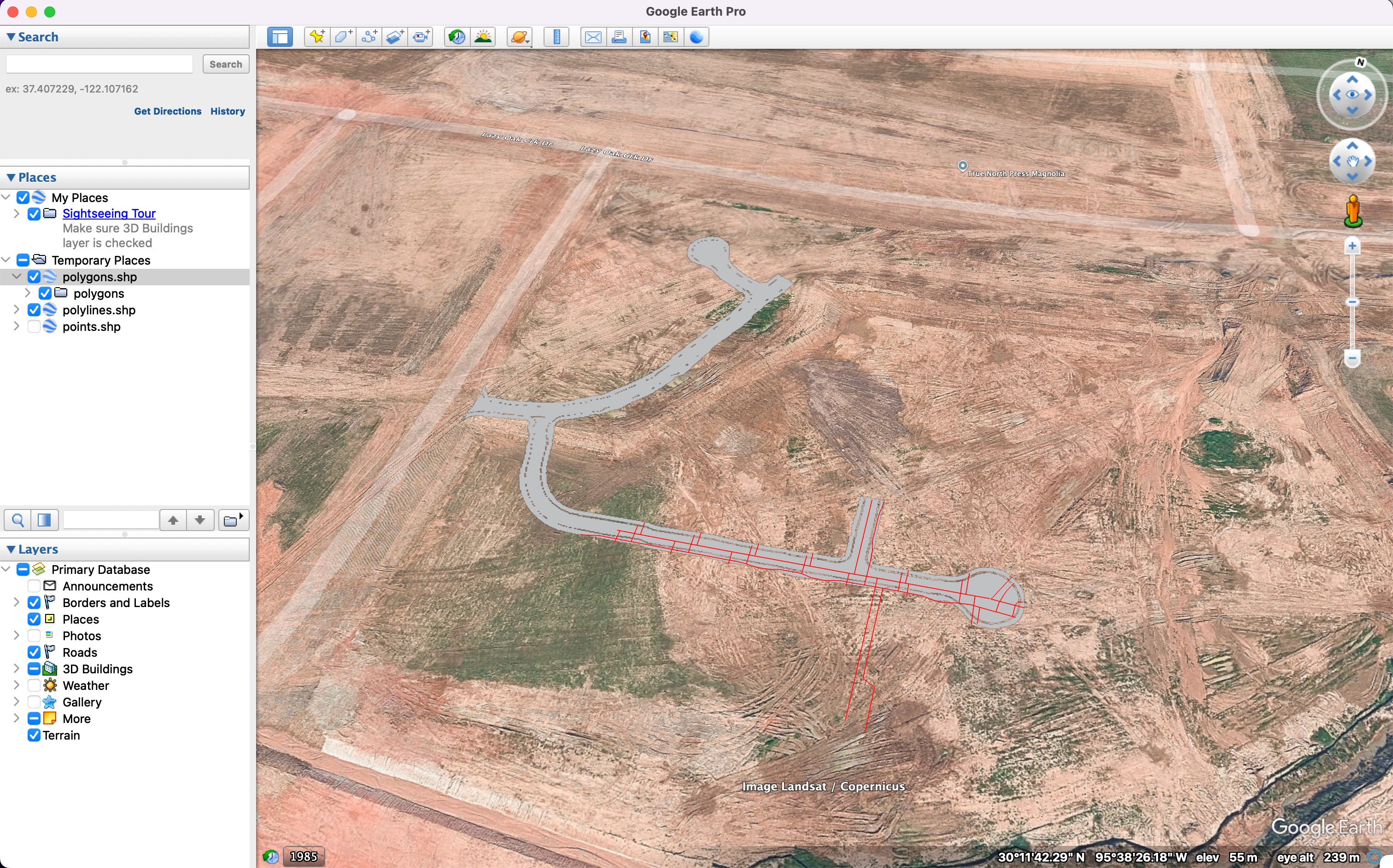 georeferenced drawing in google earth